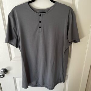 Cuts Henley Curve-Hem